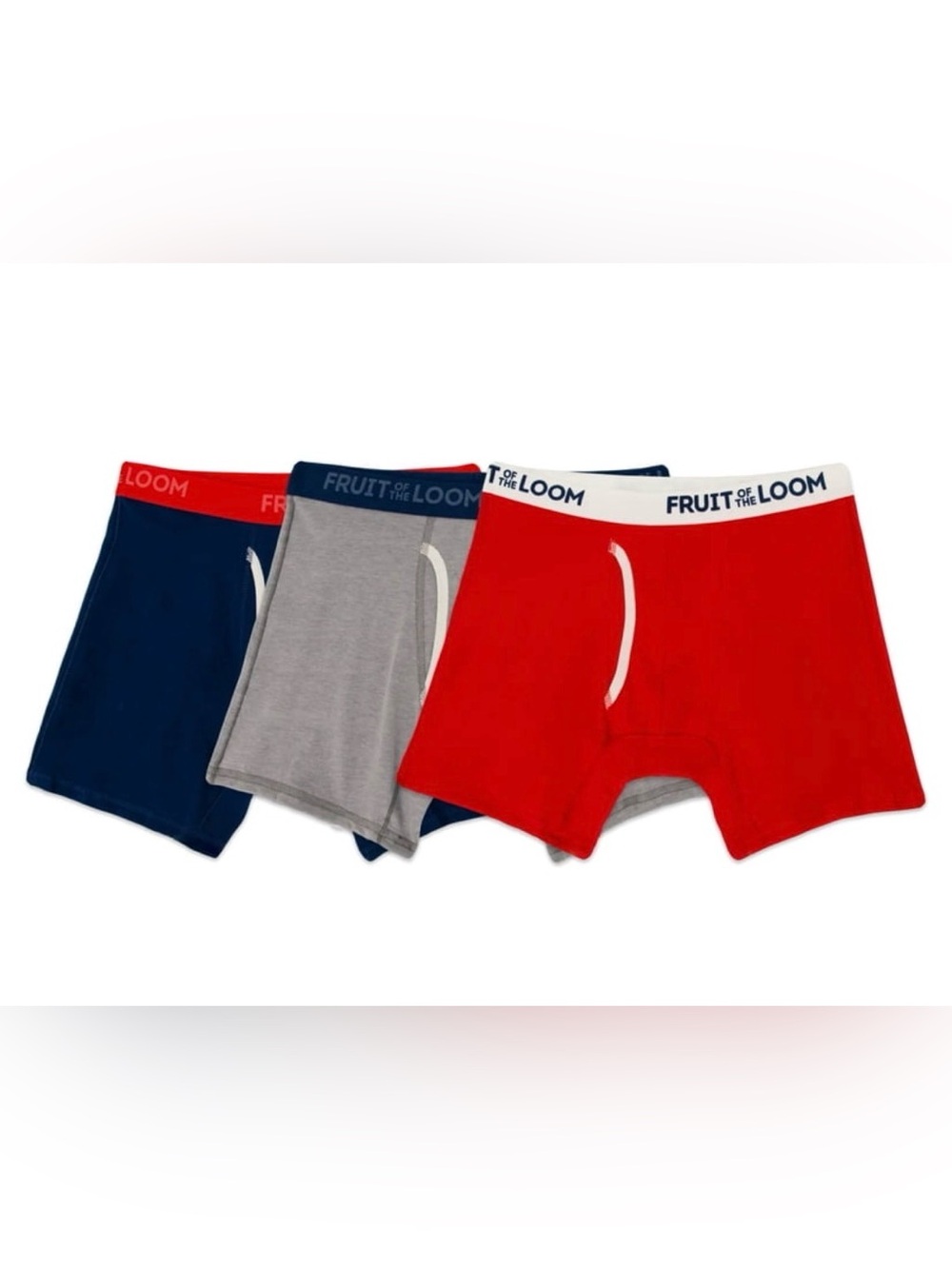 🆕 Fruit of the Loom Men Americana 3pk Fruit of the Loom Men's Americana S